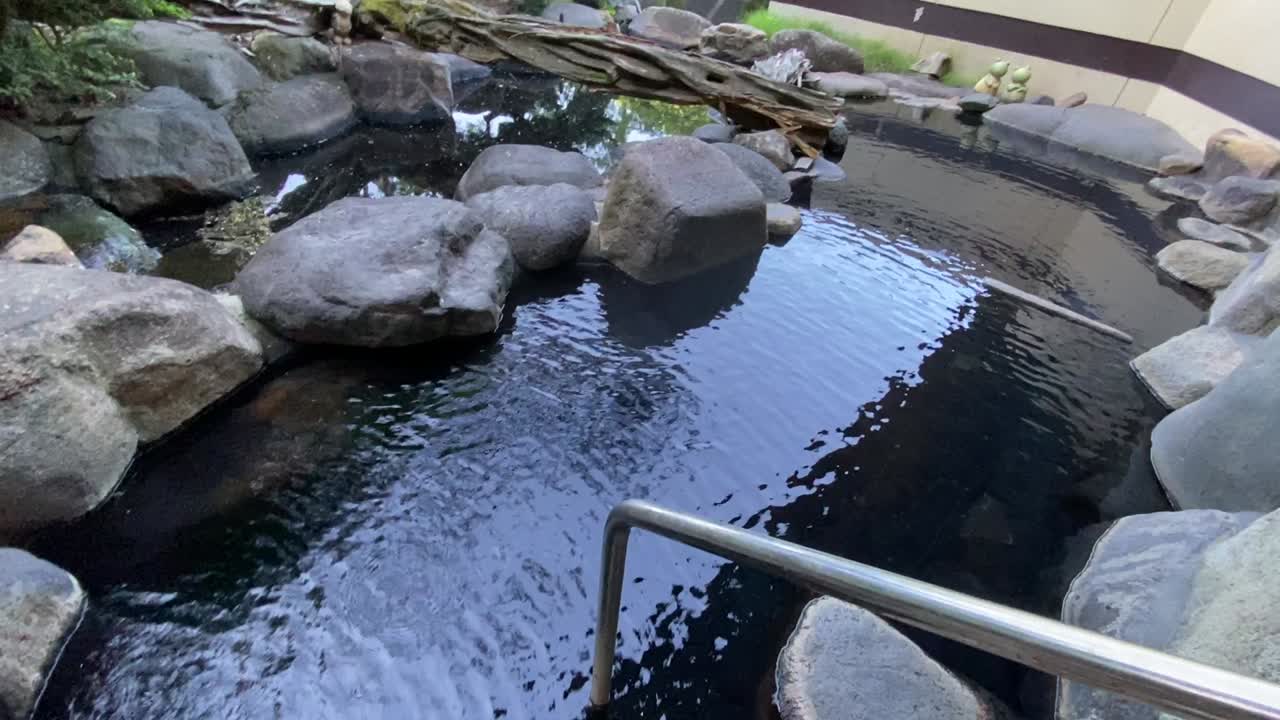 塩原温泉　赤沢温泉旅館　露天風呂